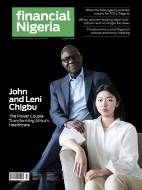 Cover of Financial Nigeria Magazine