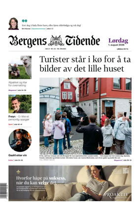 Cover of Bergens Tidende