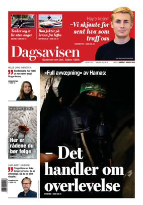 Cover of Dagsavisen