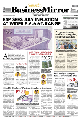 Cover of BusinessMirror