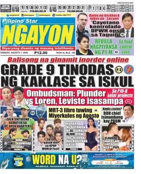 Cover of Pilipino Star Ngayon
