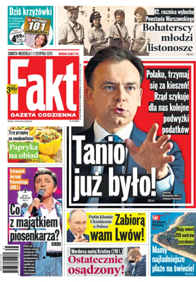 Cover of Fakt Gazeta Codzienna (Saturday)