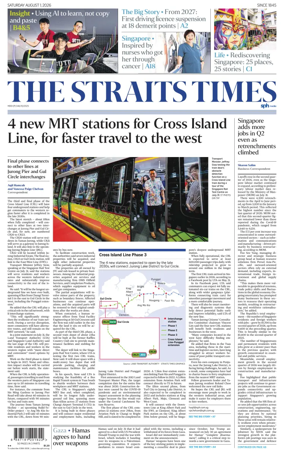 Cover of The Straits Times