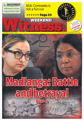 Cover of The Weekend Witness (South Africa)