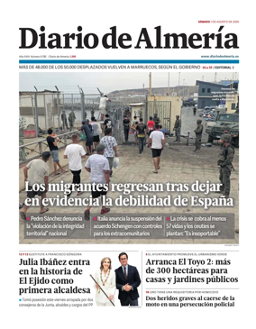 Cover of Diario de Almeria