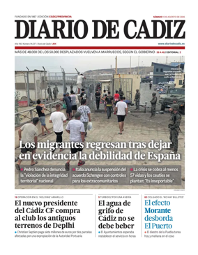 Cover of Diario de Cadiz