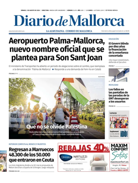 Cover of Diario de Mallorca