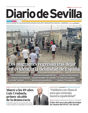 Cover of Diario de Sevilla