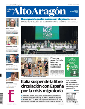 Cover of Diario del Alto Aragon