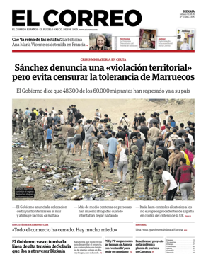 Cover of El Correo (Vizcaya)