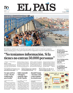 Cover of El Pais Madrid