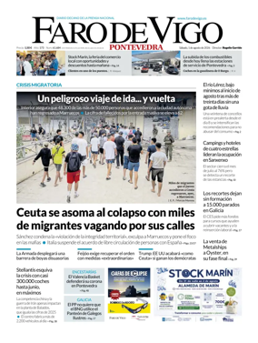 Cover of Faro de Vigo (Pontevedra)