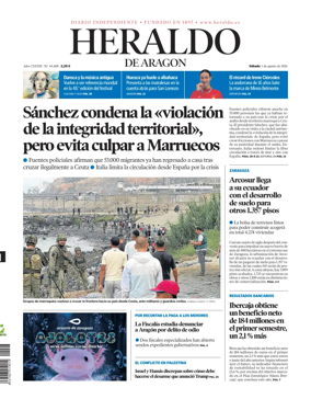 Cover of Heraldo de Aragon