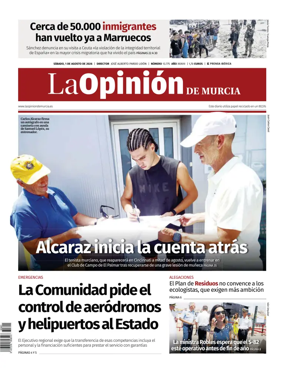 Cover of La Opinion de Murcia