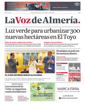 Cover of La Voz de Almeria