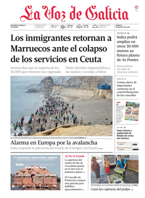 Cover of La Voz de Galicia (Carballo)