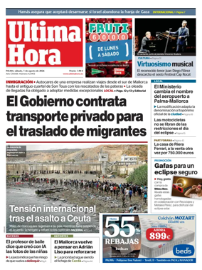 Cover of Ultima Hora