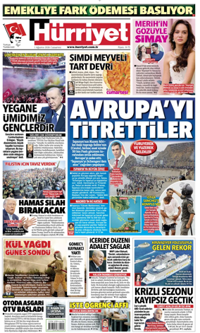 Cover of Hurriyet