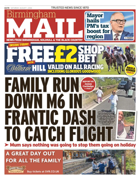 Cover of Birmingham Mail