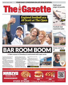 Cover of Blackpool Gazette