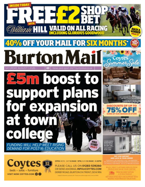 Cover of Burton Mail