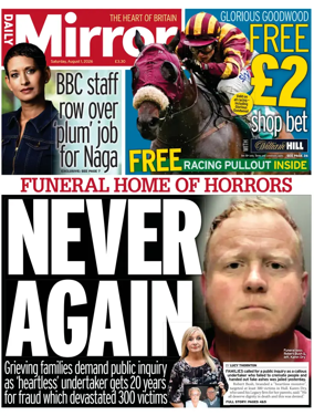 Cover of Daily Mirror