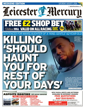 Cover of Leicester Mercury