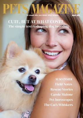 Cover of Pets Magazine