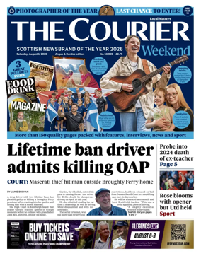 Cover of The Courier & Advertiser (Angus and Dundee)
