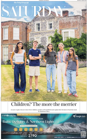 Cover of The Daily Telegraph – Saturday Supplement