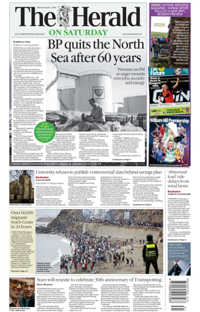 Cover of The Herald (Scotland)
