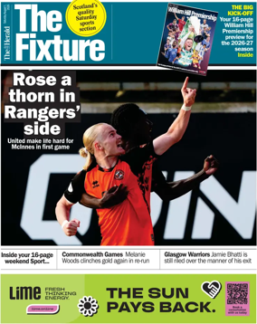 Cover of Herald Sport