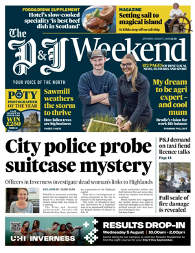 Cover of The Press and Journal (Inverness Highlands and Islands)