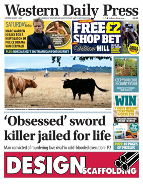 Cover of Western Daily Press (Saturday)