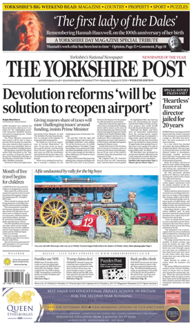 Cover of Yorkshire Post