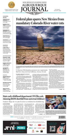 Cover of Albuquerque Journal