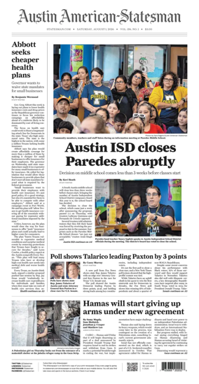 Cover of Austin American-Statesman