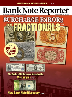Cover of Bank Note Reporter