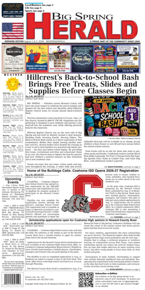 Cover of Big Spring Herald Weekend