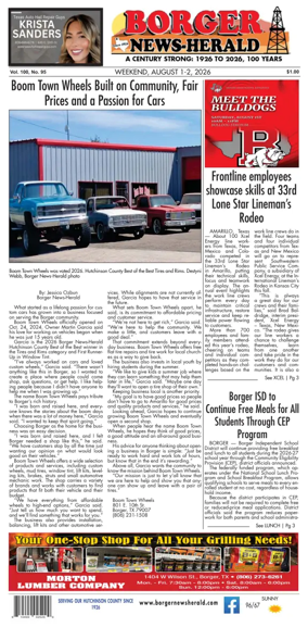 Cover of Borger News-Herald