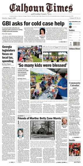 Cover of Calhoun Times