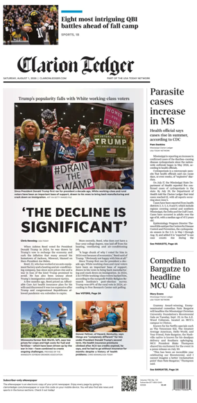 Cover of Clarion Ledger
