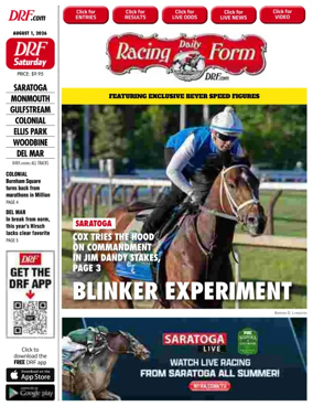 Cover of Daily Racing Form National Digital Edition
