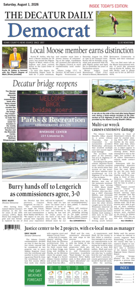 Cover of The Decatur Daily Democrat