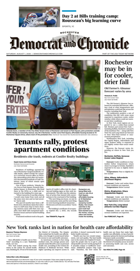 Cover of Democrat and Chronicle