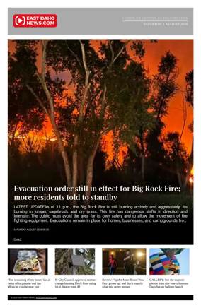 Cover of East Idaho News