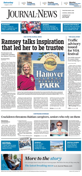 Cover of Hamilton Journal News
