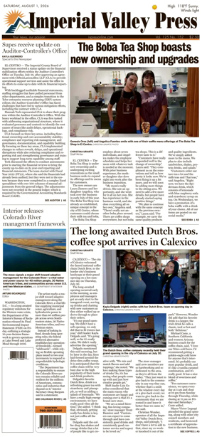Cover of Imperial Valley Press