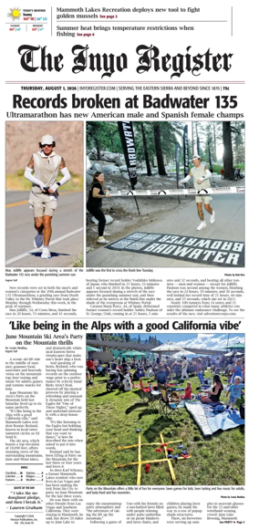 Cover of Inyo Register