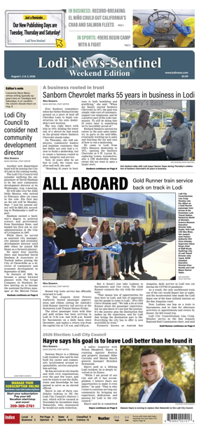Cover of Lodi News-Sentinel